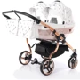 Универсальная коляска 2 в 1 для двойни Junama Glow Duo (01)