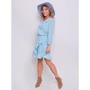 Платье Petite by GrandUA Анаис PETITE 42 голубое повседневное до середины бедра