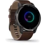 Смарт-часы Garmin Venu 2 Plus Slate Stainless Steel Bezel With Slate Case And Brown Leather Band (010-02496-15): Тип гаджета Взрослые смарт часы