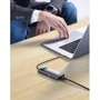 Адаптер Baseus Adapter Metal Gleam Series USB-C to 3xUSB3.0+RJ45 Grey (WKWG070113) фото 6