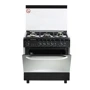 Газовая плита Fresh I80G5\01 (черный/нержавеющая сталь): Управление механическое