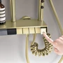 Душевая система Lefton Thermostatic Shower System with 5 Water Modes and Temperature Display Screen-SST2206 Brushed Gold фото 10