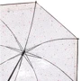 Парасолька-тростина жіноча механічна Happy Rain прозора (U40983): Тип ручки Крюк