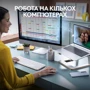 Комплект беспроводной Logitech Signature Slim Combo MK950 Off White (920-012491): Подключение беспроводное