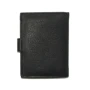 Мужское портмоне DNK Leather черное (N4L-CCF BLACK): Пол Мужской