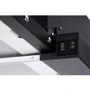 Вытяжка Ventolux GARDA 60 BK (800) SMD LED: Материал корпуса нержавеющая cталь