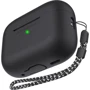 Чохол для навушників AhaStyle Silicone Case with strap Black (X003E43NDL) для Apple AirPods Pro 2