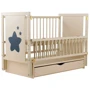 Детская кроватка Babyroom Звездочка Z-03 слоновая кость (624471)