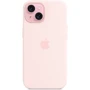 Чехол для iPhone Apple iPhone 15 Silicone Case with MagSafe - Light Pink (MXPH3ZM/A): Цвет розовый