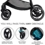 Прогулочная коляска Kinderkraft Trig 2 Grey (KSTRIG02GRY0000) (00-00305193): Ширина шасси 51 см