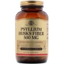 Solgar Psyllium Husks Fiber, 500 mg, 200 Vegetable Capsules (SOL-02315)