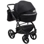 Коляска 2 в 1 Bair Marcel Soft BM-452 чорний: Матеріал коліс резина
