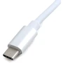 Адаптер ExtraDigital Adapter USB-C to USB-C+VGA+USB3.0 0.15m White (KBV1690): Інтерфейс підключення USB-C