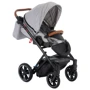 Универсальная коляска 2 в 1 Broco Up 9023-UP light grey светло-серая: Количество блоков 1