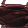 Женская сумка тоут Ricco Grande бордовая (1L953-burgundy): Застежка Молния