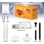 Пилосос DYXON MEGAVAC 1600S PRO Vacuum Cleaner White (DXNVCMGVC1600SPW) фото 7