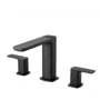 Смеситель для раковины Lefton Widespread 2-handle Bathroom Faucet with Temperature Display-BFWS2402 Matt Black фото 15