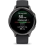 Смарт-часы Garmin Venu 4 41mm Slate with Black Silicone Band (010-03013-02)