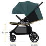 Прогулочная коляска KinderKraft Route Platinum Green (Hnrt_3954): Возможность установки люльки нет