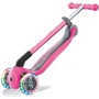 Самокат GLOBBER серии PRIMO FOLDABLE LIGHTS, розовый, колеса с подсветкой, до 50кг, 3+ (432-110-2): Тип колес литые