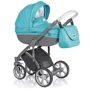 Универсальная коляска 2 в 1 Roan Bass Soft Summer Blue Hawaii