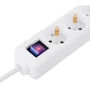 Сетевой фильтр 2E 6 розеток, 3 м, White (2E-U06ESM3WH): Тип розеток Евророзетки