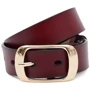 Женский ремень Borsa Leather коричневый (CV1ZK-008br-goldbrown)