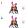 Кукла Barbie Cutie Reveal - милый кролик (HHG19): Особенности Сюрприз
