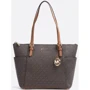 Женская сумка тоут Michael Kors JET SET ITEM EW TZ TOTE темно-коричневая (30S0GTTT1B252)