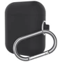 Чехол для наушников TPU Case with Belt Black for Apple AirPods