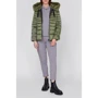 Куртка Woman Jacket Fix Hood 31K3006F-F739 44 зеленая зимняя с капюшоном и мехом: Тип застежки На молнии