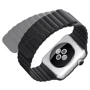 Аксессуар для Watch Fashion Leather Loop Band Black for Apple Watch 38/40/41mm фото 4