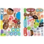 Funny Faces Sticker Book / Книга с наклейками Смешные лица: Производитель Usborne