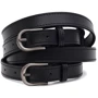 Женский ремень Borsa Leather черный (100gen1new2bl-black)