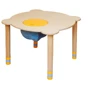 Indigo Wood Стол круглый (индиго/столешница натуральное дерево) (29702N) фото 3