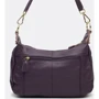 Жіноча сумка через плече Borsa Leather фіолетова (K1213-violet): Тип Сумки