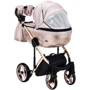 Коляска 2 в 1 Adamex Chantal Star Polar (Pink Gold) шкіра 100% Star 121 (624717): Ширина шасі 60