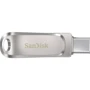 USB-флешка SanDisk 1TB Ultra Dual Luxe USB 3.2+USB-C Silver (SDDDC4-1T00-G46): Максимальная скорость чтения, МБ/с 150