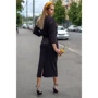 Сукня FLFashion Луїза Хпл 3174 48 коричневе повсякденне подовжене міді: Склад Еластан, поліестер