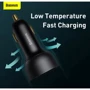 Зарядное устройство Baseus Car Charger USB-C+USB Superme Digital Display 100W Black (CCZX-01) фото 7