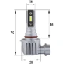 LED лампы Sho-Me F3 9005 20W: Цветовая температура, K 6500