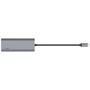 Адаптер Belkin Adapter USB-C to HDMI+SD+2xUSB+RJ45+USB-C Grey (AVC008BTSGY): Дополнительные разъемы USB-C, Ethernet, HDMI, USB OTG, SD+TF Card