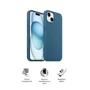 Чехол для iPhone ArmorStandart ICON2 Case Storm Blue for iPhone 15 (ARM70506): Материалы Силикон