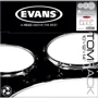 Набір пластиків EVANS ETPEC2SCTD-F EC2 COATED FUSION: Призначення Для томів