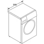 Стиральная машина Bosch WAW24460EU: Загрузка белья (стирка), кг 9