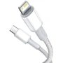 Кабель Baseus Cable USB-C to Lightning PD High Density Braided 20W 2m White (CATLGD-A02): Тип USB-C - Lightning