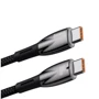 Кабель Baseus Cable USB-C to USB-C Glimmer Series Fast Charging 100W 2m Black (CADH000801): Длина 2 м