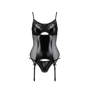 Корсет под кожу Passion ASUNA CORSET black XXL/XXXL