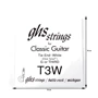 Струна для гитар Струна третья для классической гитары GHS Strings T3W Single String Classic: Тип Струна
