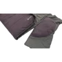 Спальный мешок Outwell Contour Reversible/+2°C Dark Purple Right (230372): Ширина в плечах 85 см